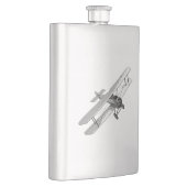 Vintages Flugzeug Flachmann (Rechts)