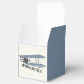 Vintages Flugzeug Geschenkschachtel (Geöffnet)