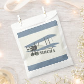 Vintages Flugzeug Geschenktütchen (Ausgeschnitten)