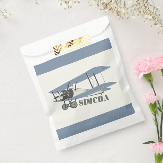 Vintages Flugzeug Geschenktütchen (Versiegelt)