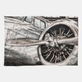 Vintages Flugzeug Handtuch (Horizontal)