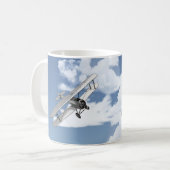 Vintages Flugzeug Kaffeetasse (Vorderseite Links)