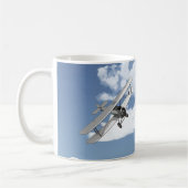 Vintages Flugzeug Kaffeetasse (Links)