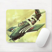 Vintages Flugzeug Mousepad (Mit Mouse)