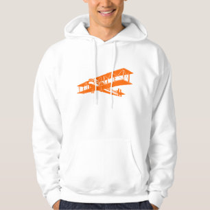 Vintages Flugzeug - Orange Hoodie
