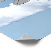 Vintages Flugzeug Poster (Ecke)