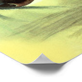 Vintages Flugzeug Poster (Ecke)