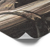 Vintages Flugzeug Poster (Ecke)