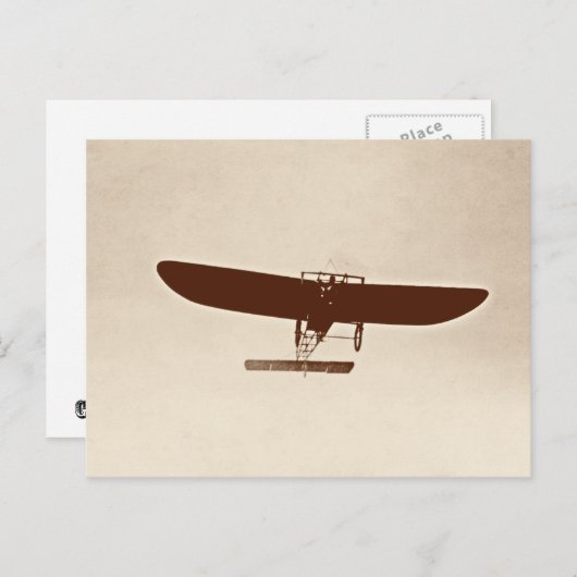 Vintages Flugzeug Postkarte (Vorne/Hinten)