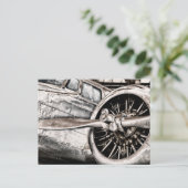 Vintages Flugzeug Postkarte (Stehend Vorderseite)