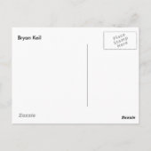 Vintages Flugzeug Postkarte (Rückseite)