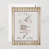 Vintages Flugzeug Postkarte (Vorne/Hinten)