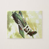 Vintages Flugzeug Puzzle (Horizontal)