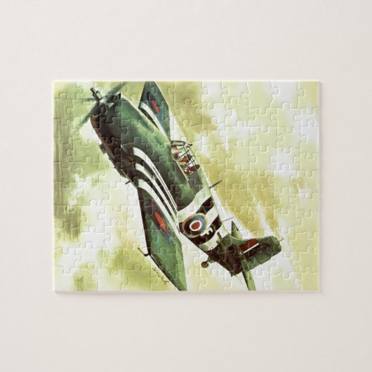 Vintages Flugzeug Puzzle (Horizontal)