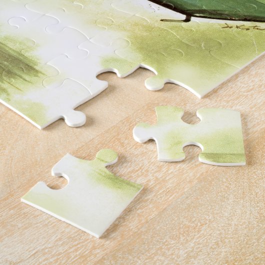 Vintages Flugzeug Puzzle (Seite)