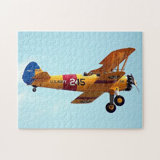 Vintages Flugzeug Puzzle (Horizontal)