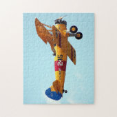 Vintages Flugzeug Puzzle (Vertikal)