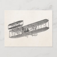 Vintages Flugzeug Retro Alte Biplane Flugzeug