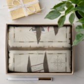 Vintages Flugzeug Seidenpapier (Geschenk)