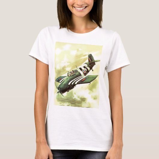 Vintages Flugzeug T-Shirt (Vorderseite)