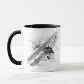 Vintages Flugzeug Tasse (Links)