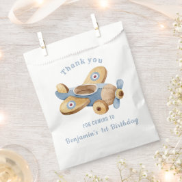 Vintages Flugzeugspielzeug Geburtstags-Lieblingsta Geschenktütchen