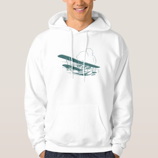 Vintages Flying Boat Hoodie (Vorderseite)