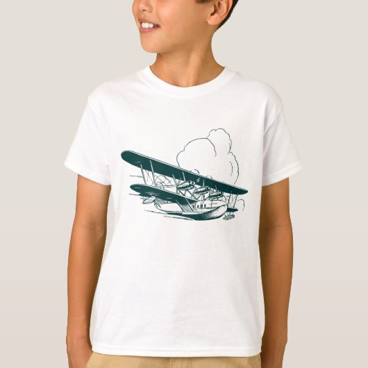 Vintages Flying Boat T-Shirt (Vorderseite)