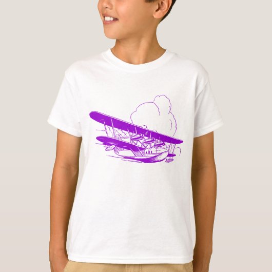 Vintages Flying Boat T-Shirt (Vorderseite)