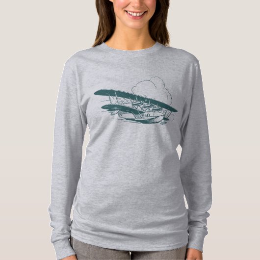 Vintages Flying Boat T-Shirt (Vorderseite)
