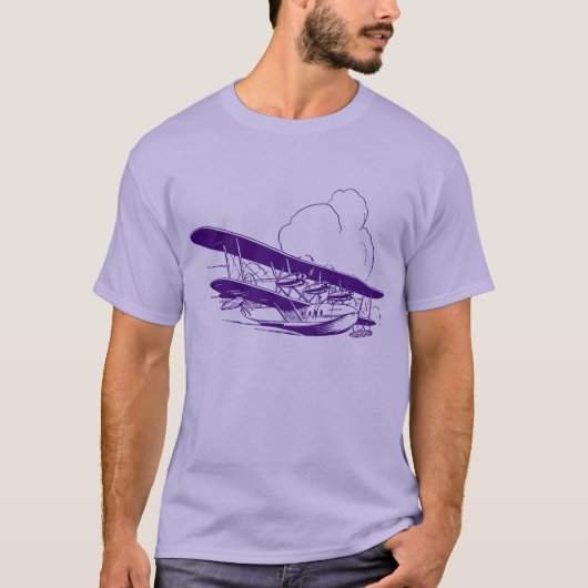 Vintages Flying Boat T-Shirt (Vorderseite)