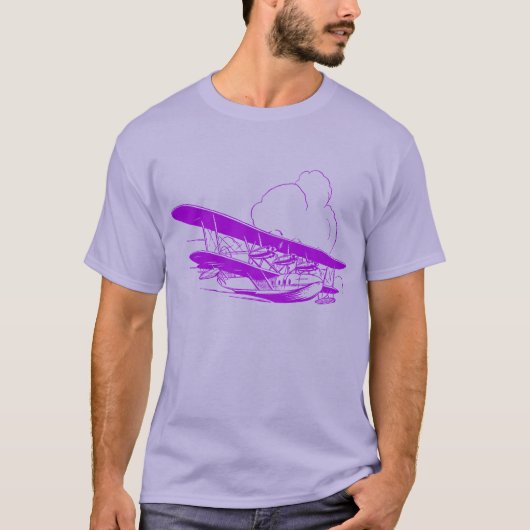 Vintages Flying Boat T-Shirt (Vorderseite)
