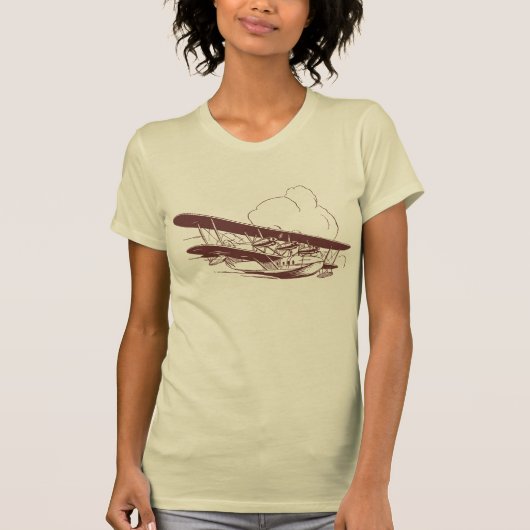 Vintages Flying Boat T-Shirt (Vorderseite)