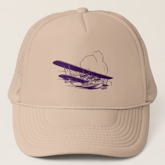 Vintages Flying Boat Truckerkappe
