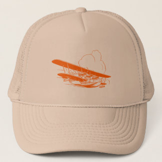 Vintages Flying Boat Truckerkappe