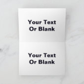 Vintages Flying Moose Aviation-Zeichen Feiertagskarte (Innenseite)