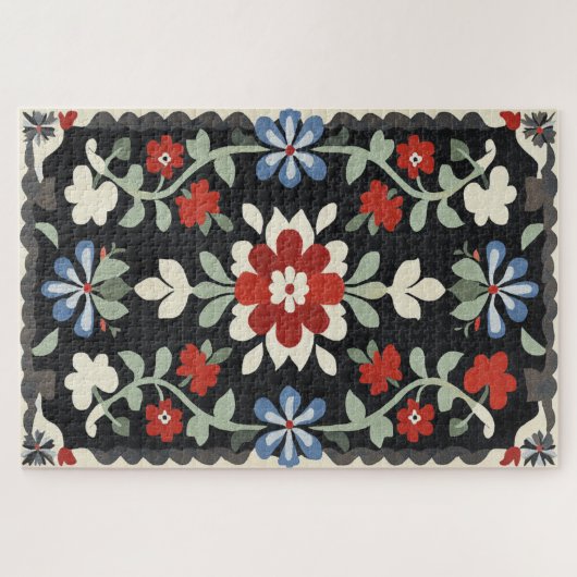 Vintages Folkloredesign Puzzle (Horizontal)