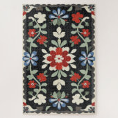 Vintages Folkloredesign Puzzle (Vertikal)