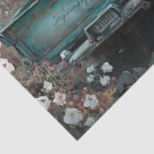 Vintages Ford Seidenpapier (Detail)