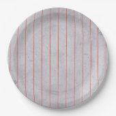 Vintages Formatregelungsmuster Pappteller (Vorderseite)