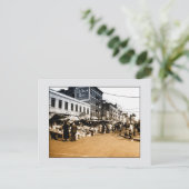 Vintages Foto: 1940 Italienischer Markt, Bronx NYC Postkarte (Stehend Vorderseite)