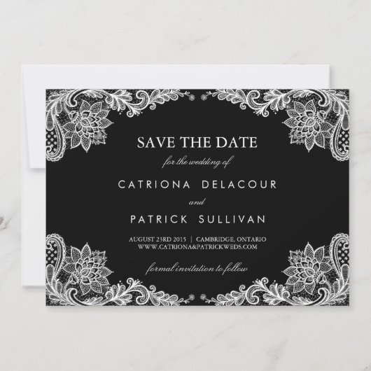 VINTAGES FOTO ANKÜNDIGUNG DATUM FREIHALTEN (Rückseite)