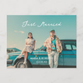 Vintages Foto Ankündigungspostkarte (Vorderseite)