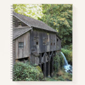 Vintages Foto aus Holzwolle Notizblock (Vorderseite)