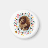 Vintages Foto aus Whimsikrahmen Magnet (Vorne)