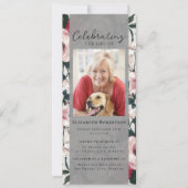 Vintages Foto Beerdigung Digitale Einladung (Vorderseite)