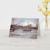 Vintages Foto Big Sky Montana Karte (Gelbe Blume)