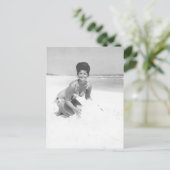 Vintages Foto Bikini Girl Pensacola, Florida Postkarte (Stehend Vorderseite)