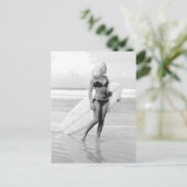 Vintages Foto Bikini Giro del Malcantone Postkarte (Stehend Vorderseite)