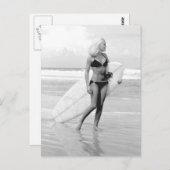 Vintages Foto Bikini Giro del Malcantone Postkarte (Vorne/Hinten)